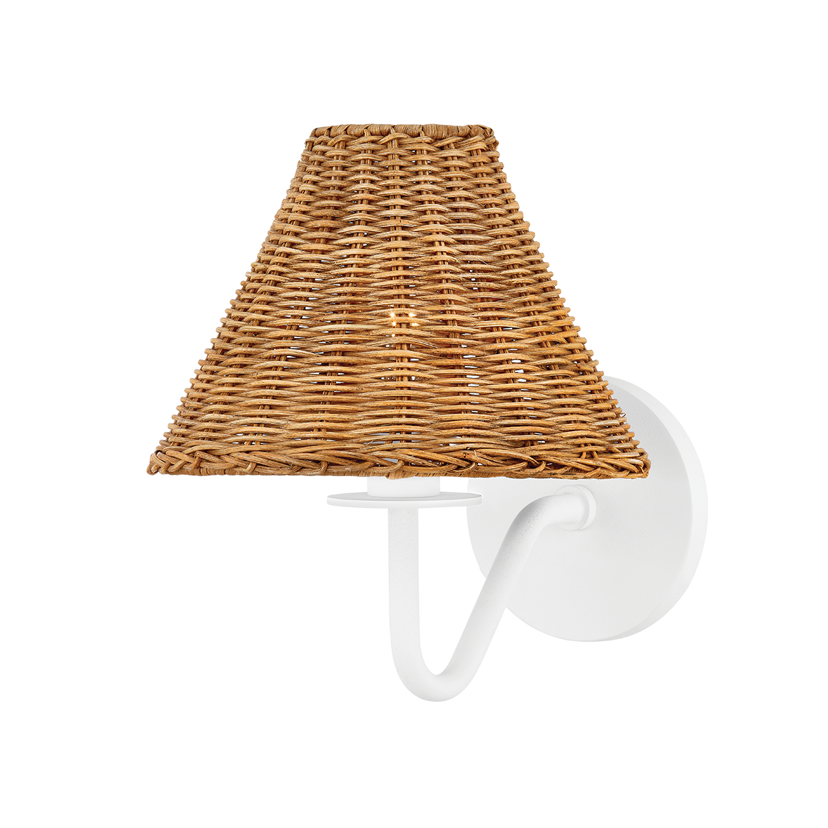 Mitzi Issa TEXTURED WHITE 8W x 9.75H Wall Sconce