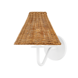 Mitzi Issa TEXTURED WHITE 8W x 9.75H Wall Sconce