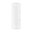 Mitzi Jean AGED BRASS/CERAMIC GLOSS WHITE 5.5W x 18H Wall Sconce