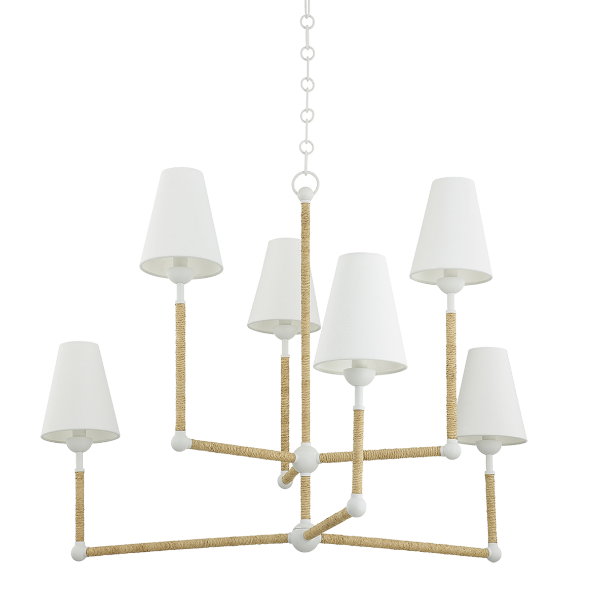 Mitzi Mariana TEXTURED WHITE 41W x 27.75H Chandelier