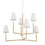 Mitzi Mariana TEXTURED WHITE 41W x 27.75H Chandelier