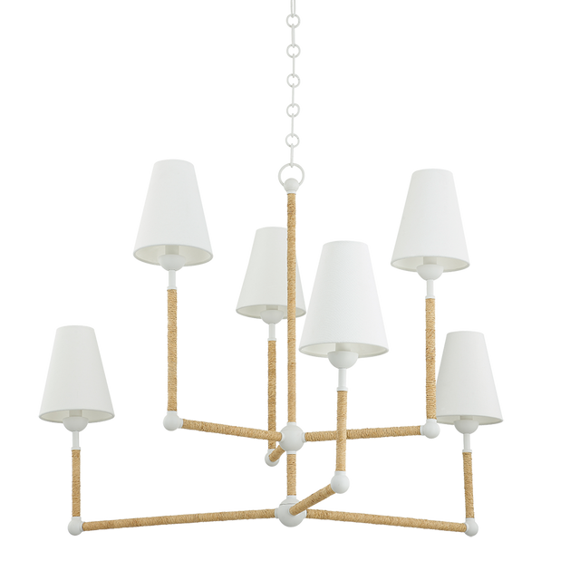 Mitzi Mariana TEXTURED WHITE 41W x 27.75H Chandelier