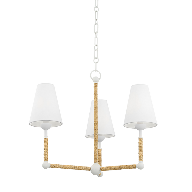 Mitzi Mariana TEXTURED WHITE 24W x 19.25H Chandelier
