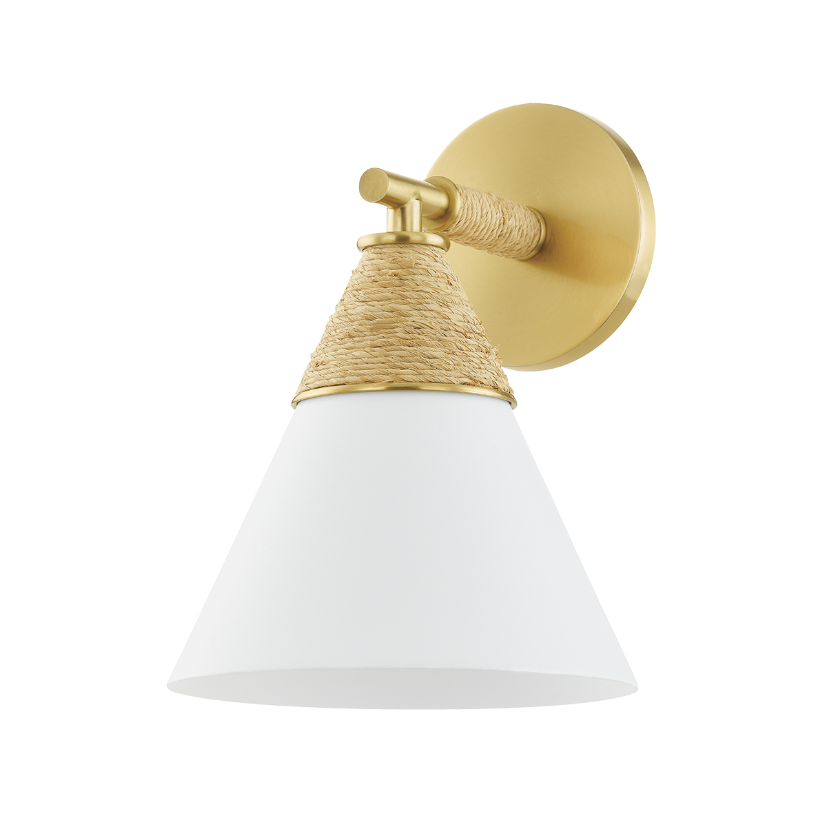 Mitzi Mica Aged Brass 7.75W x 10.75H Wall Sconce