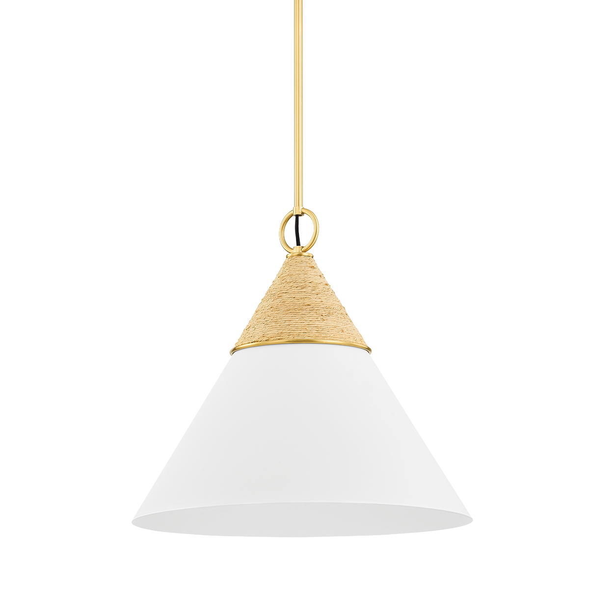Mitzi Mica Aged Brass 18W x 14.5H Pendant