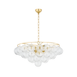 Mitzi MIMI AGED BRASS 31.5W x 15.75H Chandelier