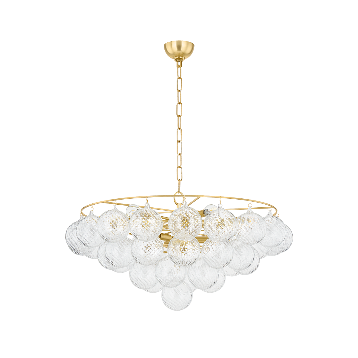 Mitzi MIMI AGED BRASS 31.5W x 15.75H Chandelier