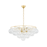Mitzi MIMI AGED BRASS 31.5W x 15.75H Chandelier