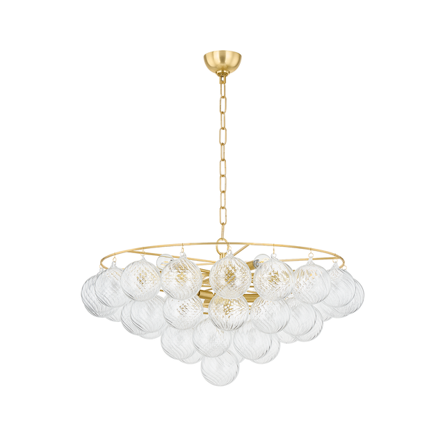 Mitzi MIMI AGED BRASS 31.5W x 15.75H Chandelier