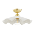 Mitzi Maisie Aged Brass 16W x 6H Pendant