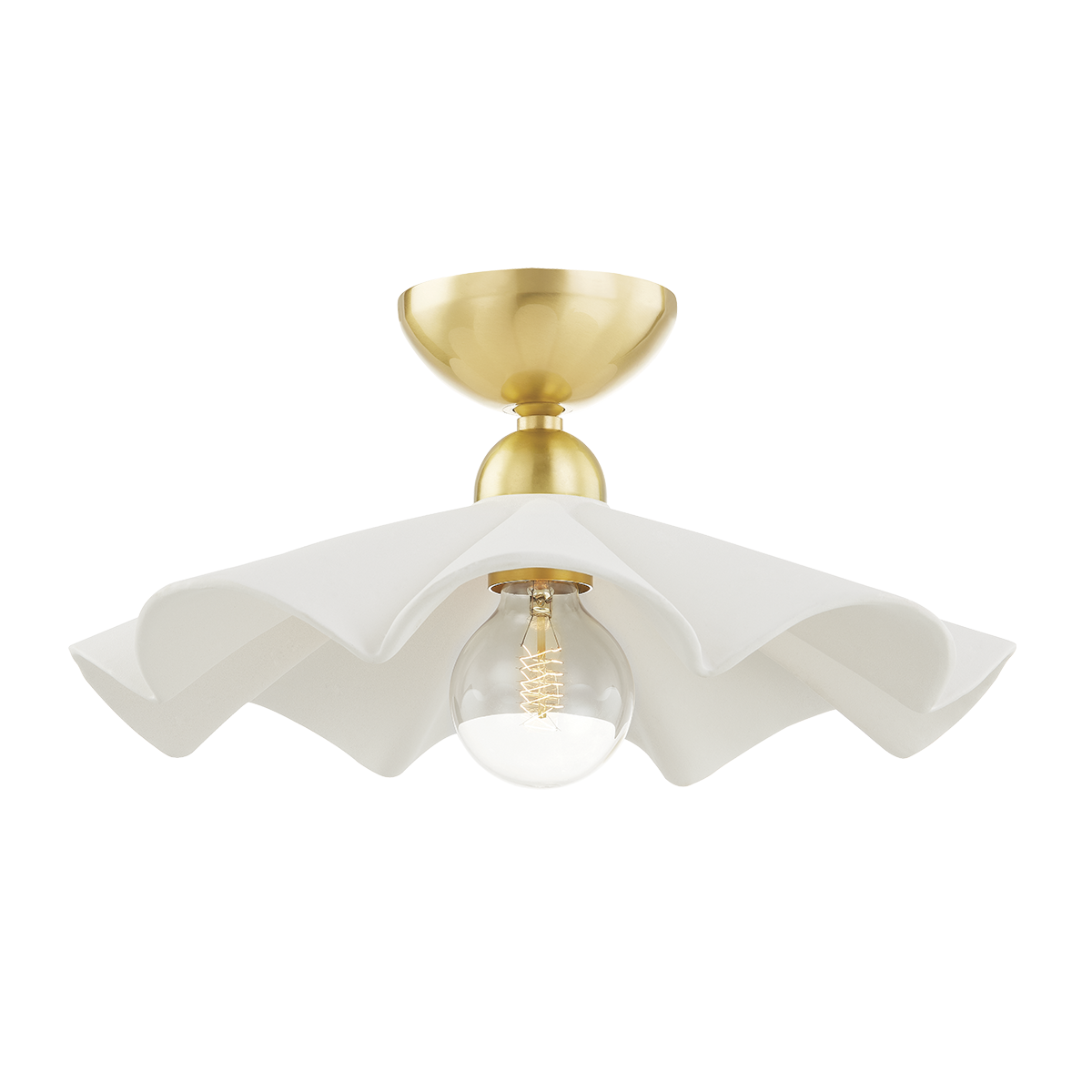 Mitzi Maisie Aged Brass 16W x 6H Pendant