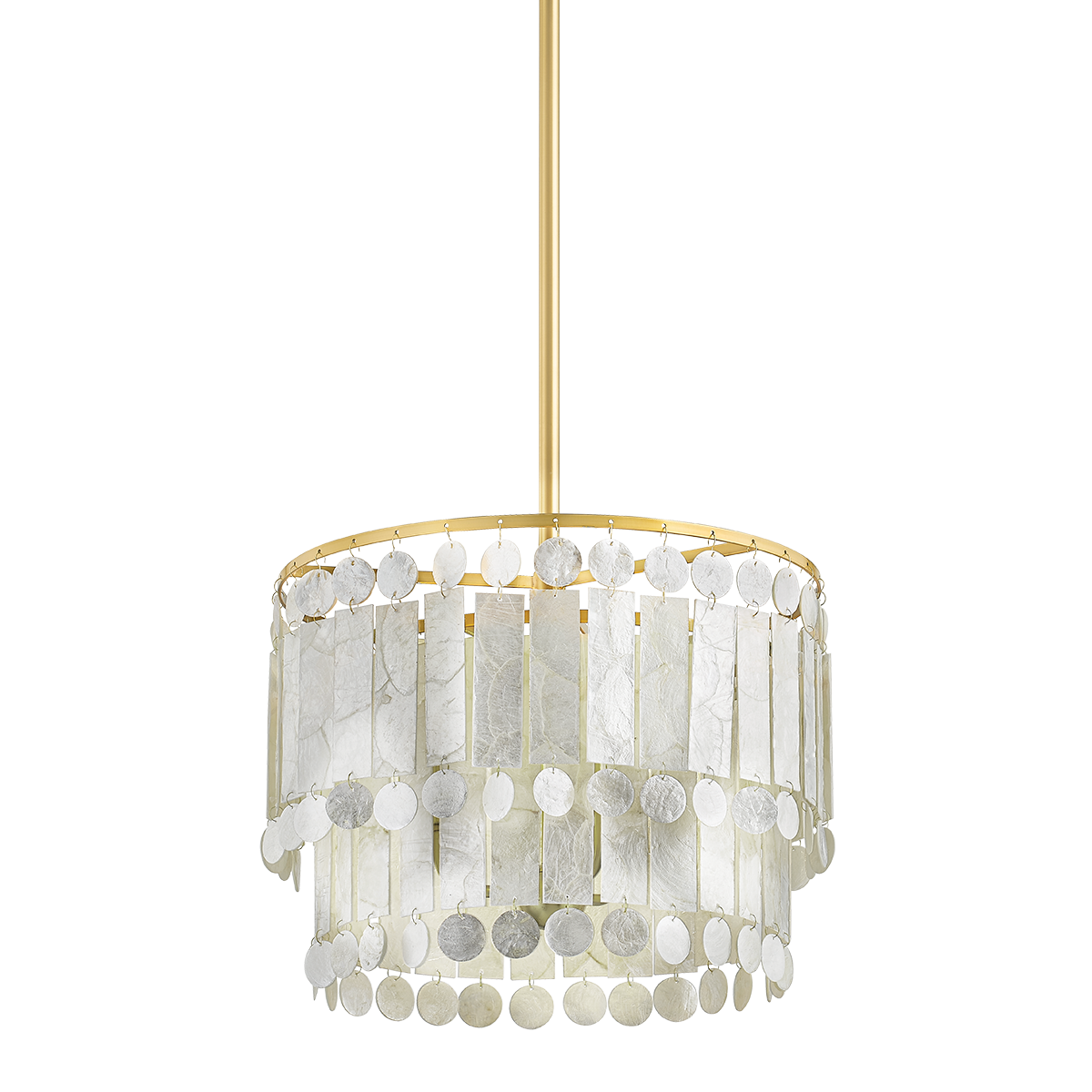 Mitzi Melisa Aged Brass 16W x 13.5H Pendant