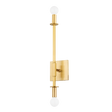 Mitzi Milana Aged Brass 4.75W x 23.25H Wall Sconce