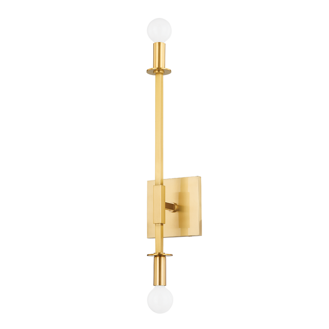 Mitzi Milana Aged Brass 4.75W x 23.25H Wall Sconce
