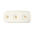 Mitzi Colleen AGED BRASS/SATIN IVORY 22W x 10.25H Accessory