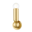 Mitzi Lolly Aged Brass 4.75W x 13H Wall Sconce