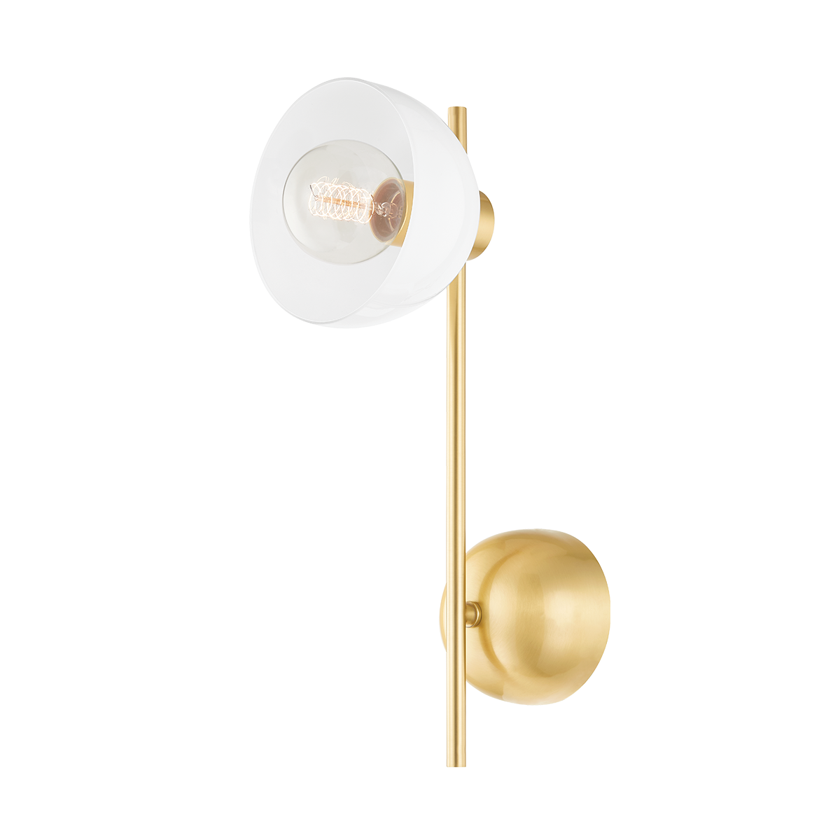 Mitzi Belle Aged Brass 6.25W x 16H Wall Sconce
