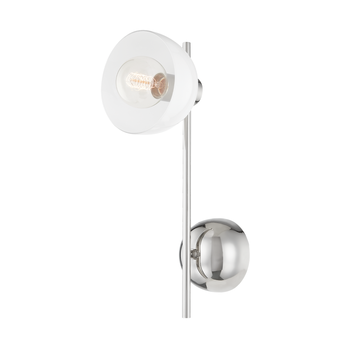 Mitzi Belle Polished Nickel 6.25W x 16H Wall Sconce