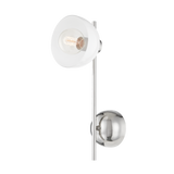 Mitzi Belle Polished Nickel 6.25W x 16H Wall Sconce