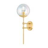 Mitzi Ophelia Aged Brass 7W x 21.5H Wall Sconce