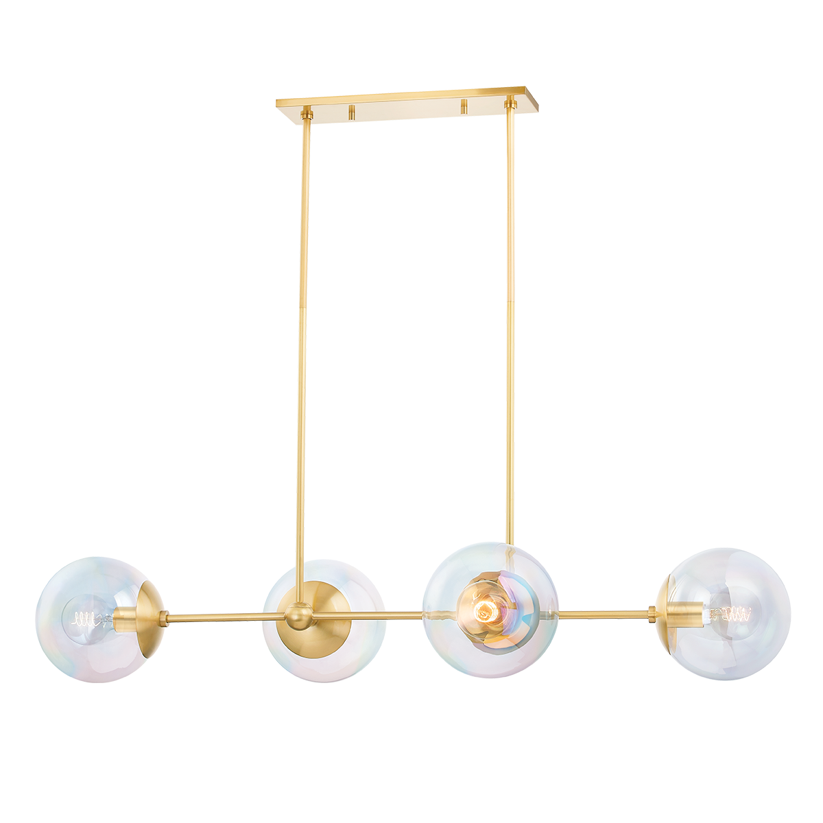 Mitzi Ophelia Aged Brass 21W x 46.25L x 11.25H Trim