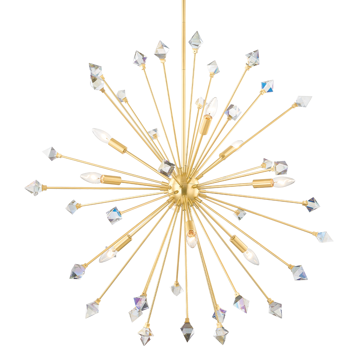 Mitzi Genesis Aged Brass 36.5W x 34.75H Chandelier