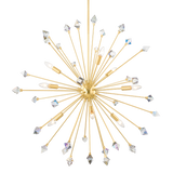 Mitzi Genesis Aged Brass 36.5W x 34.75H Chandelier