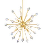 Mitzi Genesis Aged Brass 24.5W x 23.25H Chandelier