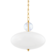 Mitzi Viviana Aged Brass 15W x 14.5H Pendant