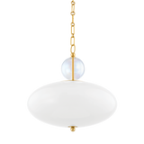 Mitzi Viviana Aged Brass 15W x 14.5H Pendant