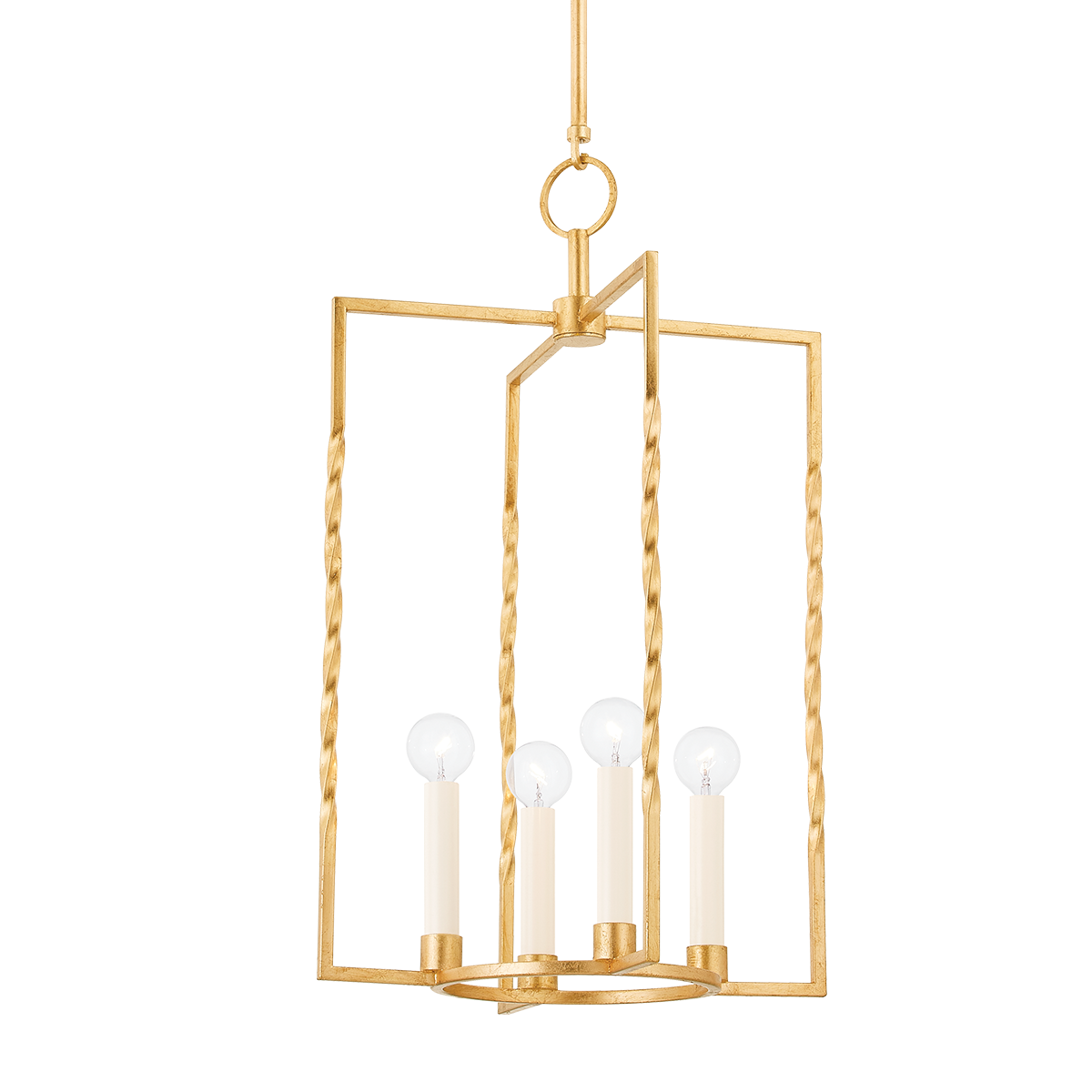 Mitzi Adelaide Vintage Gold Leaf 15W x 15L x 24.5H Candleholder