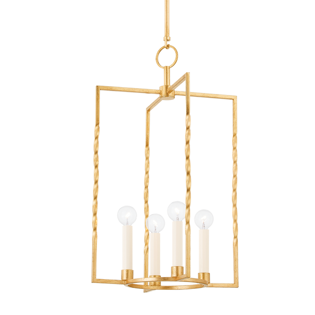 Mitzi Adelaide Vintage Gold Leaf 15W x 15L x 24.5H Candleholder