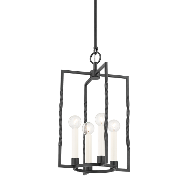 Mitzi Adelaide TEXTURED BLACK 11W x 11L x 18.25H Candleholder