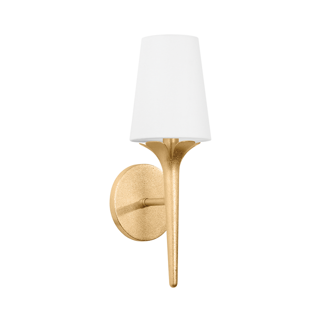 Mitzi EMILY Gold Leaf 5.5W x 16H Wall Sconce