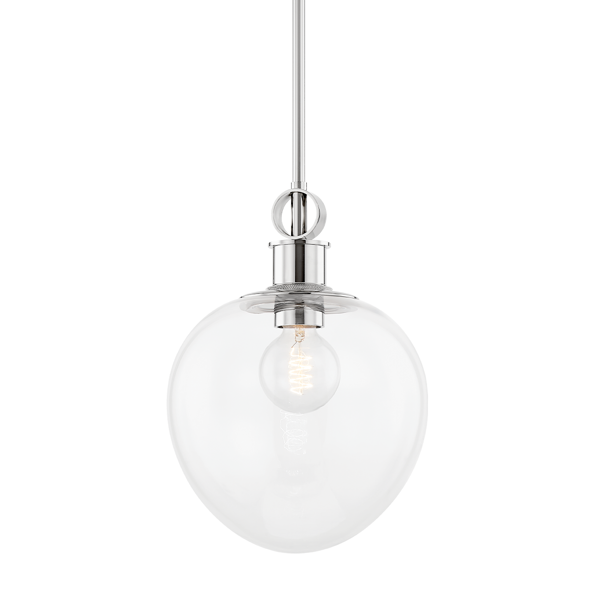 Mitzi Anna Polished Nickel 10W x 14H Pendant