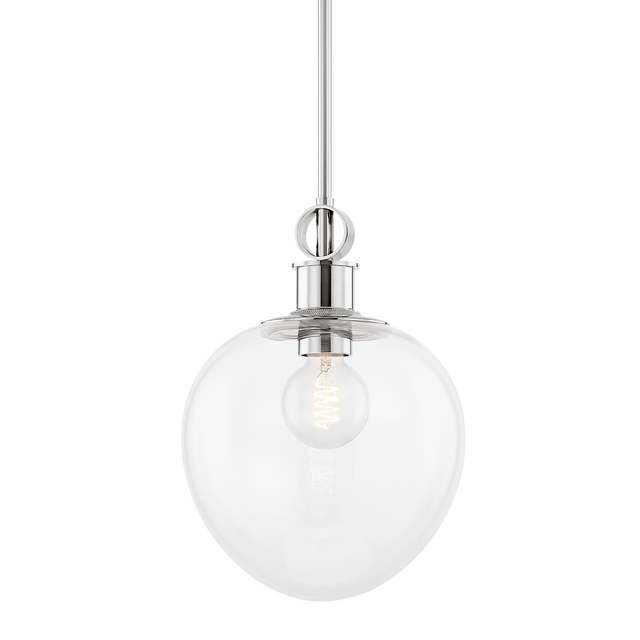 Mitzi Anna Polished Nickel 10W x 14H Pendant