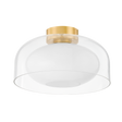 Mitzi Giovanna Aged Brass 14W x 8.25H Flush Mount