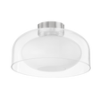 Mitzi Giovanna Polished Nickel 14W x 8.25H Flush Mount