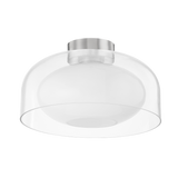 Mitzi Giovanna Polished Nickel 14W x 8.25H Flush Mount