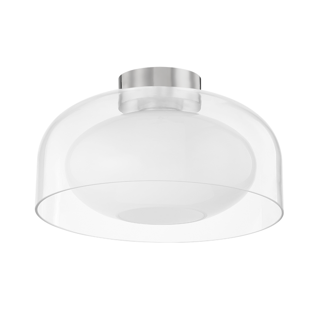 Mitzi Giovanna Polished Nickel 14W x 8.25H Flush Mount