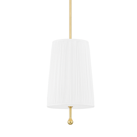 Mitzi Adeline Aged Brass 9.75W x 21.75H Pendant