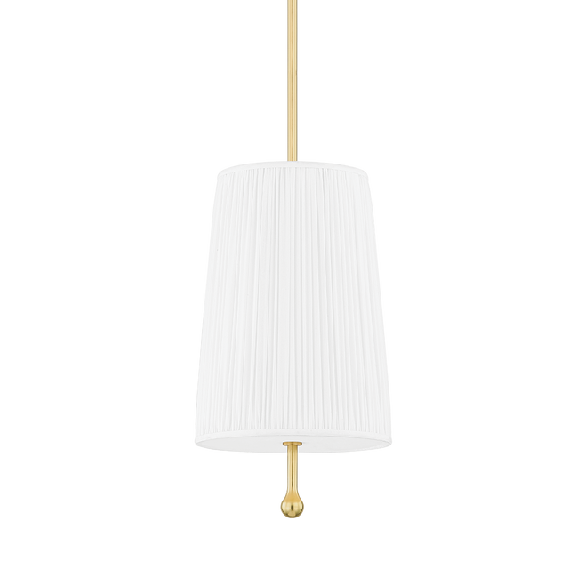 Mitzi Adeline Aged Brass 9.75W x 21.75H Pendant