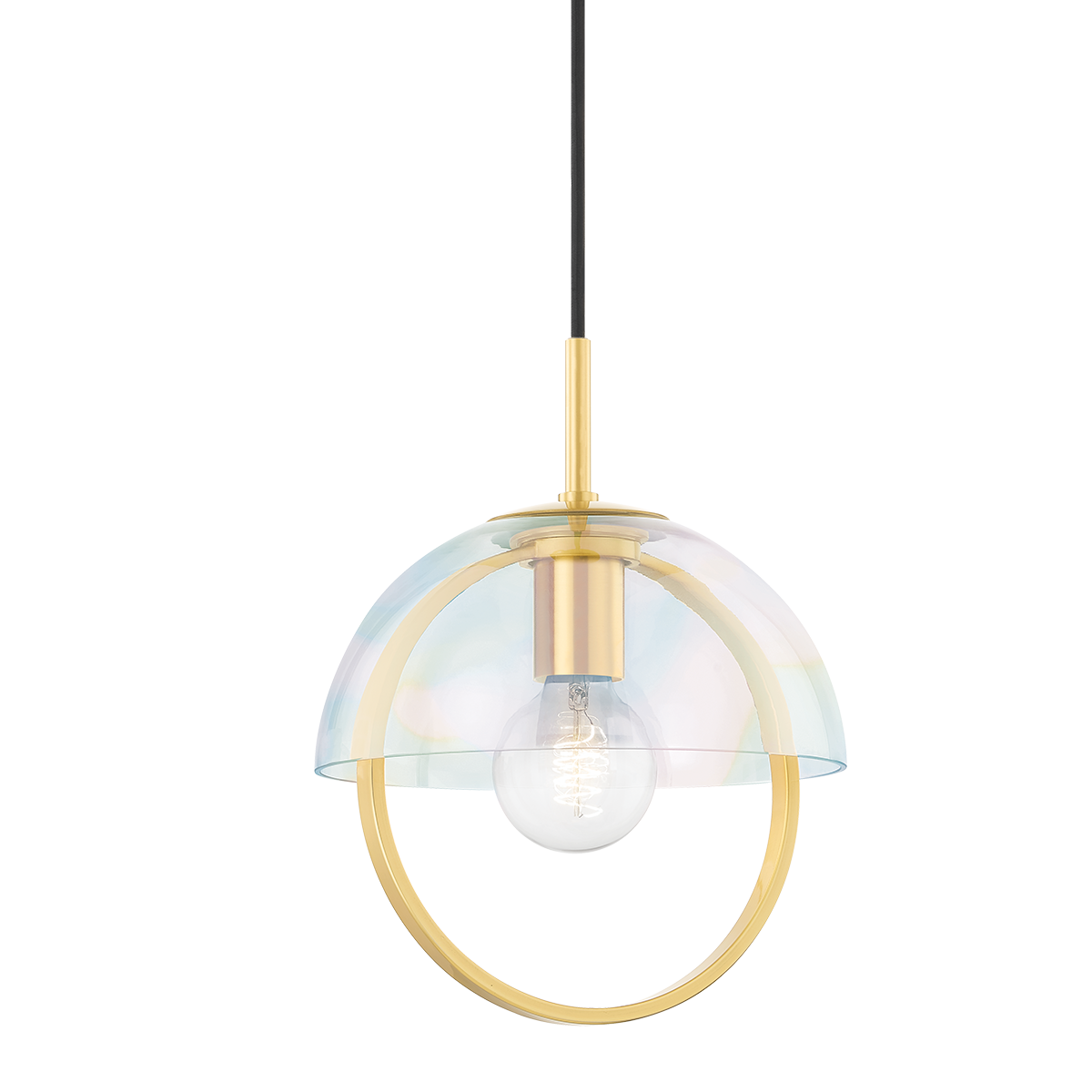 Mitzi Meriah Aged Brass 10W x 12.75H Pendant