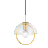 Mitzi Meriah Aged Brass 10W x 12.75H Pendant