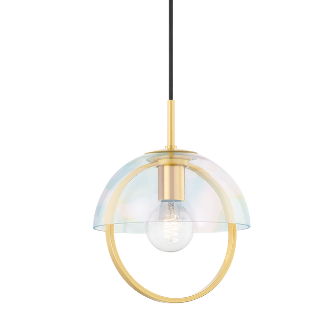 Mitzi Meriah Aged Brass 10W x 12.75H Pendant