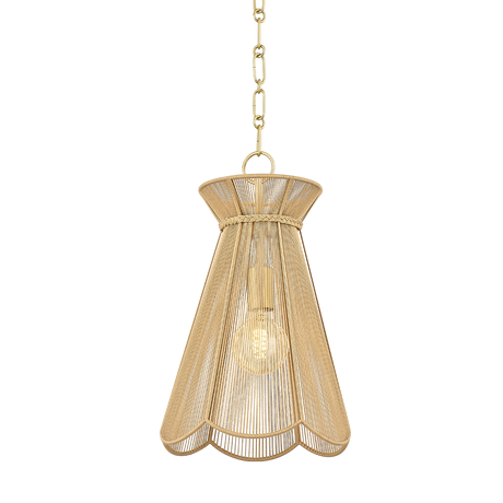 Mitzi Aaliyah Aged Brass 10W x 17.75H Pendant