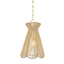 Mitzi Aaliyah Aged Brass 10W x 17.75H Pendant