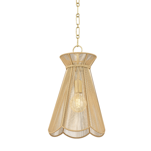 Mitzi Aaliyah Aged Brass 10W x 17.75H Pendant