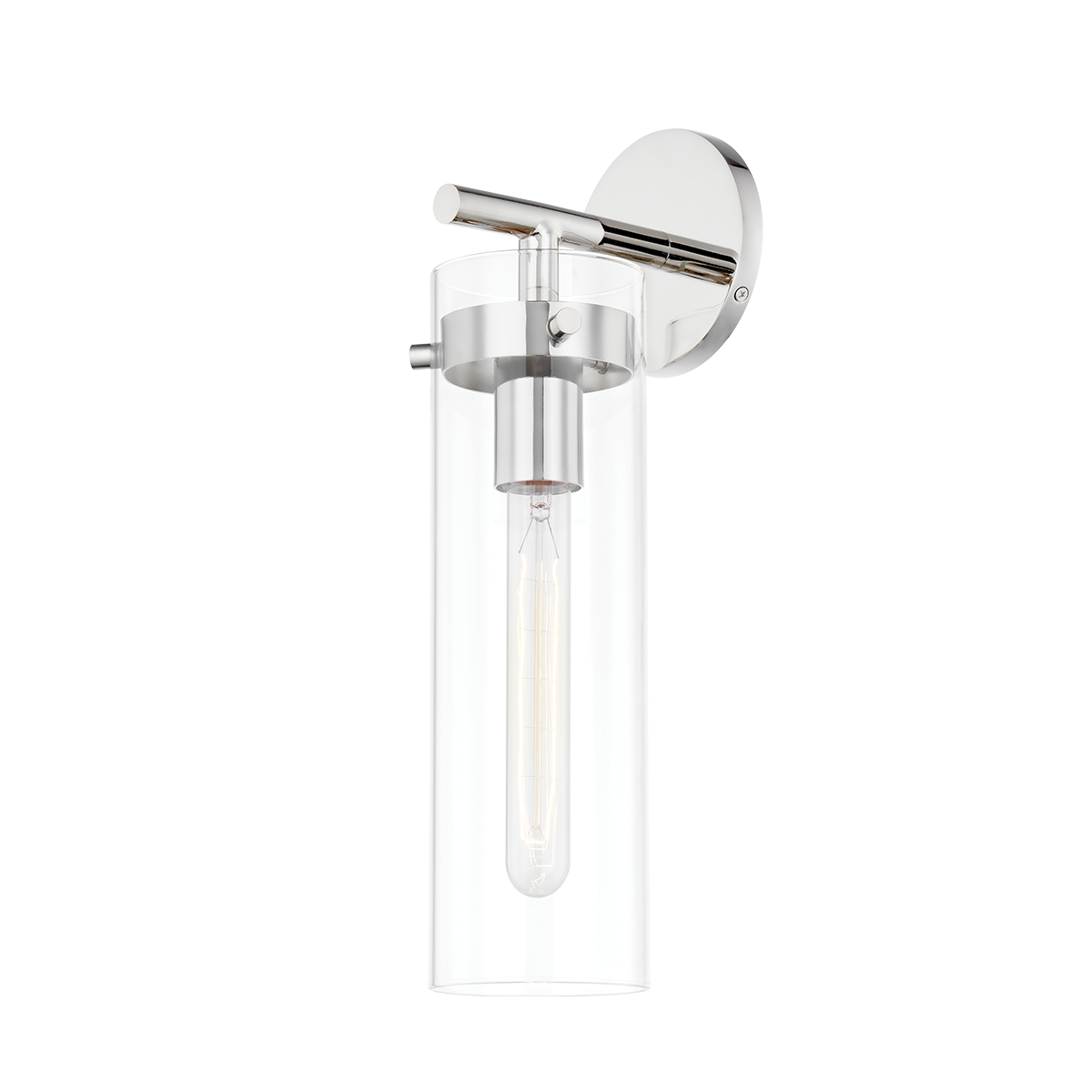 Mitzi Haisley Polished Nickel 4.75W x 16.25H Wall Sconce