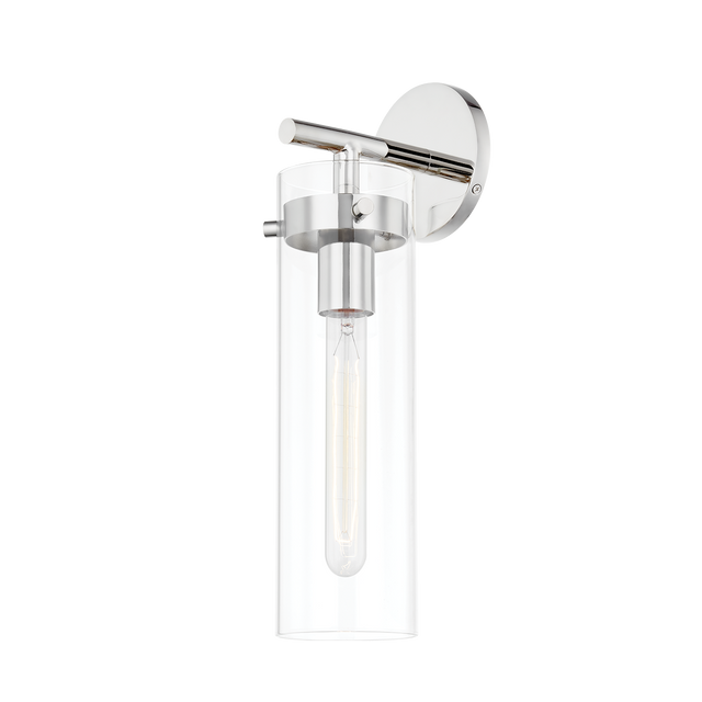 Mitzi Haisley Polished Nickel 4.75W x 16.25H Wall Sconce